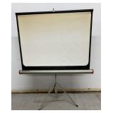 Vintage BRILLIANT projector screen screen 28in