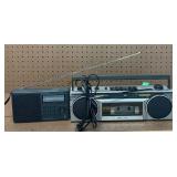 Cassette Player and Radio