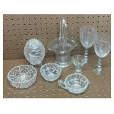 Lead Crystal. Crystal and Glass Decorations