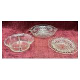 Lot of Glass Serving Plates