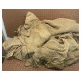 Lot of Burlap Shrub Cover Bags