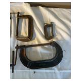 Assorted C-Clamps