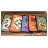 Lot of Framed Frog Biology Pictures