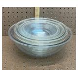 Lot of Nesting Pyrex Mixing Bowls