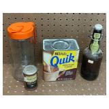 Vintage Tang Pitcher and Retro Containers