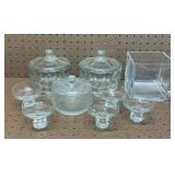 Glass Jars and Desert Cups