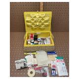 Sewing and Craft Lot in Basket