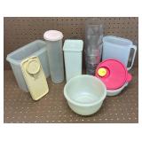 Lot of Tupperware and other storage and pitchers