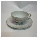 Camelot China American Rose Cup-Saucer