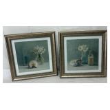 'Light White Flower Spa' & 'Freesia Spa' Prints
