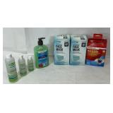 hand sanitizer and mask health