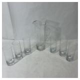 Pitcher and Glasses