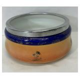 Vtg hand-painted ceramic bowl