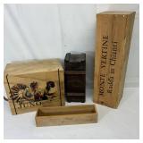 Wood Wine Boxes