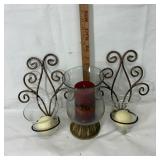 Wall Sconces and Candle Holder