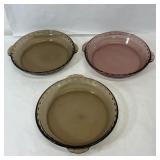 Pyrex Pie  Dishes