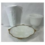 vintage milkglass items
