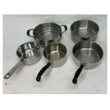 Lot of Stainless Pots
