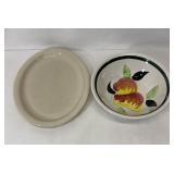 Serving bowl and Platter