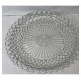 vintage anchor hocking waterford 14in platter
