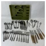 flatware and tray