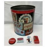 Coca Cola Tin and Magnets