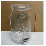 Home Essential plastic 1-gal Mason style dispenser