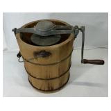 ANTIQUE THE NEW ARTIC ICE CREAM MAKER BUCKET