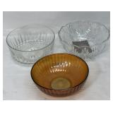 Crystal and Carnival Glass Bowls