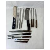 butcher and carving knives