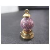 14k Bubblegum Machine Charm