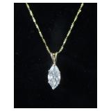 Chain w/ Pendant 14K & 925