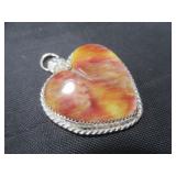 Silver Pendant w/ Stone