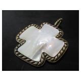 Silver Pendant w/ Stone