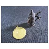 Two Charms - Silver Stein