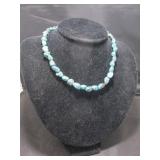 Turquoise? Necklace w/ Silver Chain