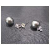 14K Earrings w/ Stones