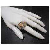 Silver Ring w/ Embellishments