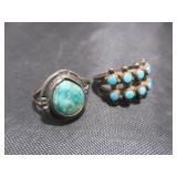 Silver Rings w/ Stones