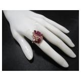 Stauer Silver Ring w/ Stones