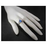 10k Ring w/ Stones & Engraving