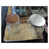 Lidded Glass Cookie Jars