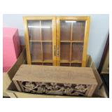 Small Display Case, Wooden Wine Art