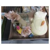 Cat Treat Jar, Mom Art, Floral Dï¿½cor