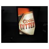 Coors Cutter Light Up Sign