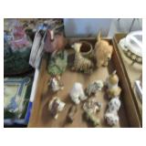Animal Figurines & Candle Holder