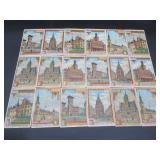 Liebig Cards-Hotels de ville historiques francais