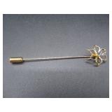 14k Stick Pin w/ Stone