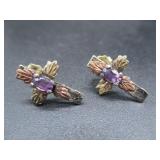 Sterling Earrings w/ Stones