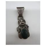 Sterling Pendant w/ Stone
